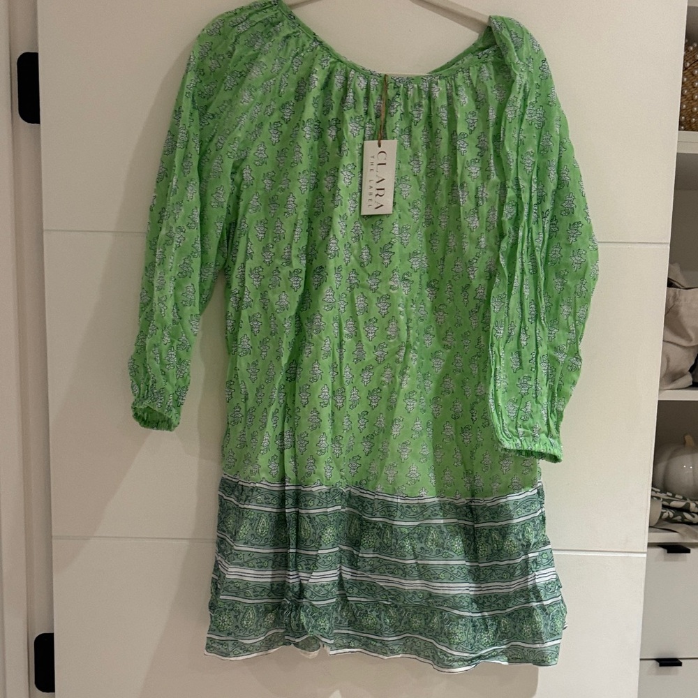 NWT blockprint tunic dress